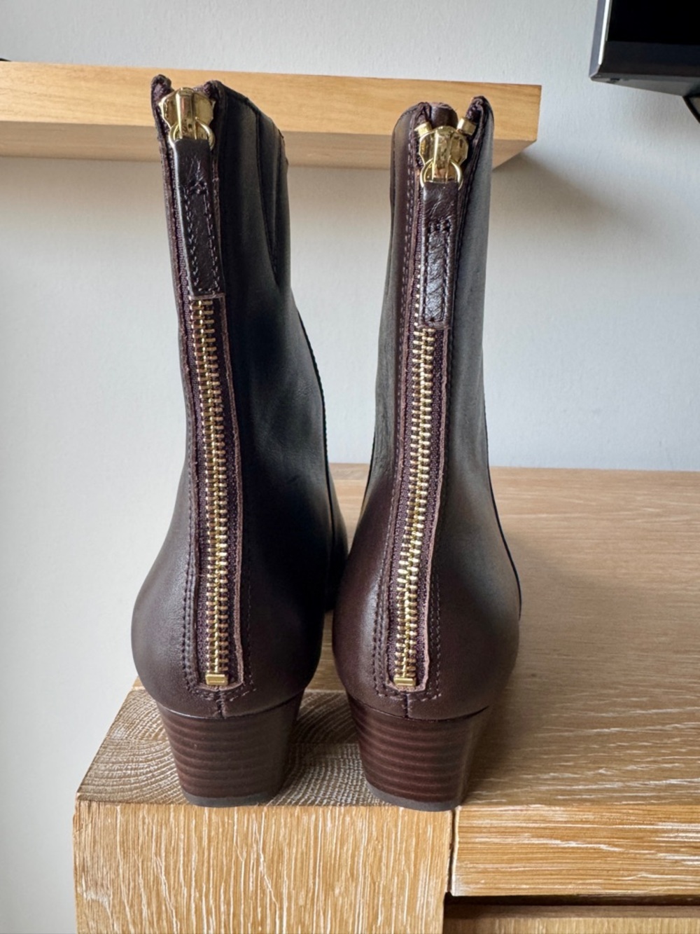 NWT! MADEWELL Women’s The Lexie Ankle Boot Turkish Coffee Leather Size 9 no box! - Picture 9 of 16
